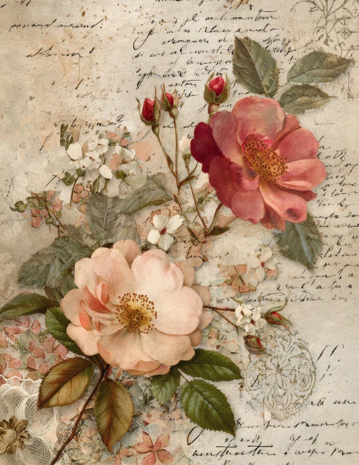 floral preview 8 – Journal Pages