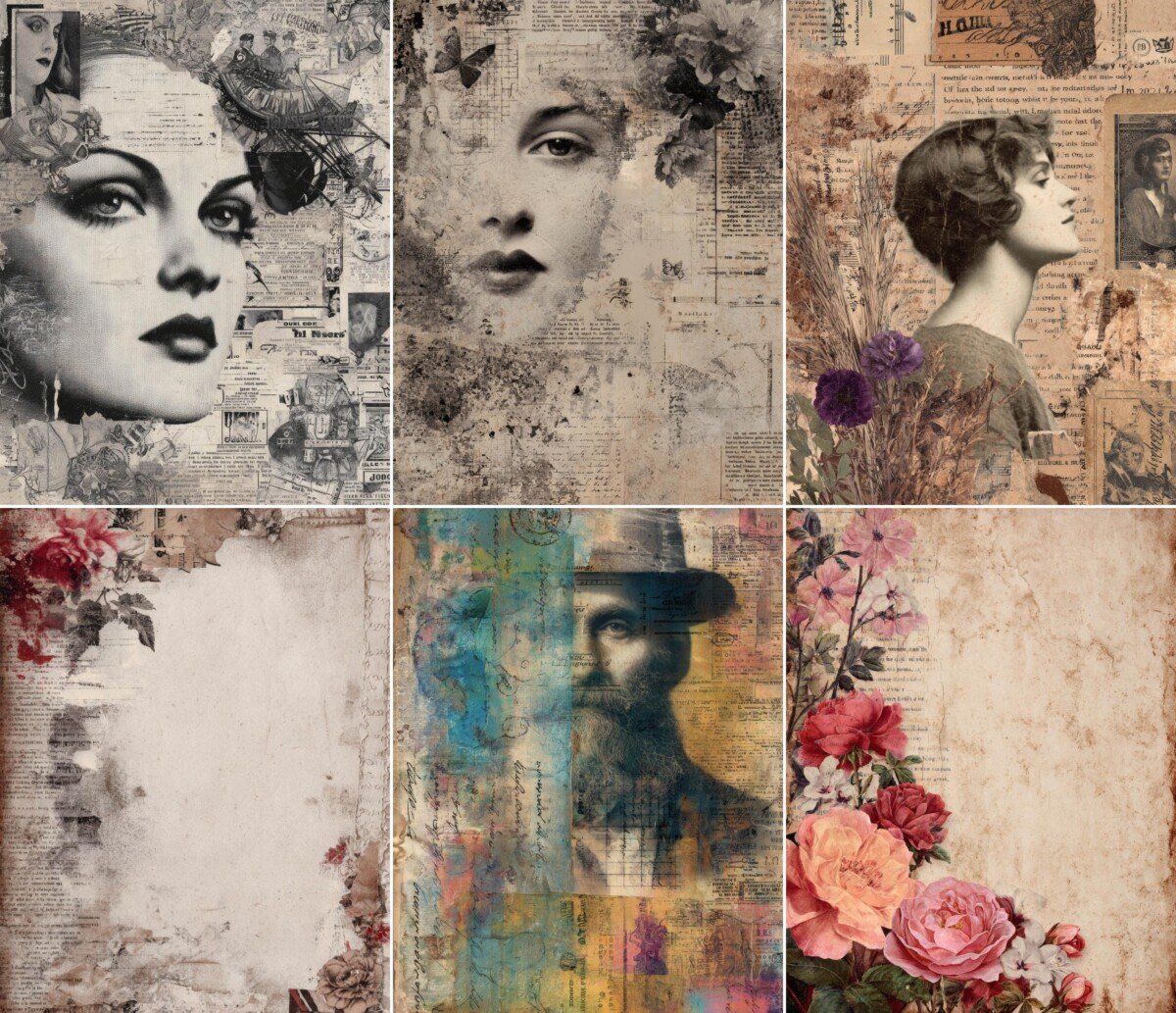 grunge preview 2 – Journal Pages