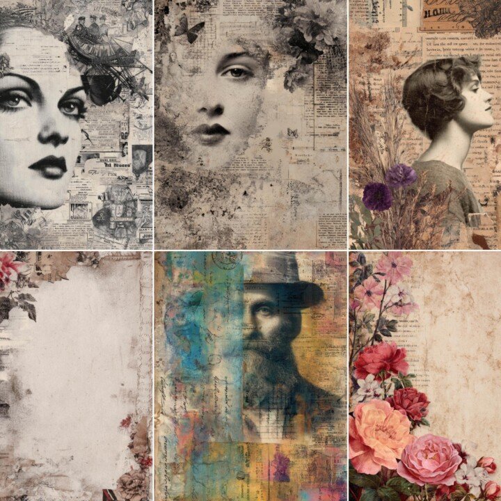 grunge preview 2 – Journal Pages