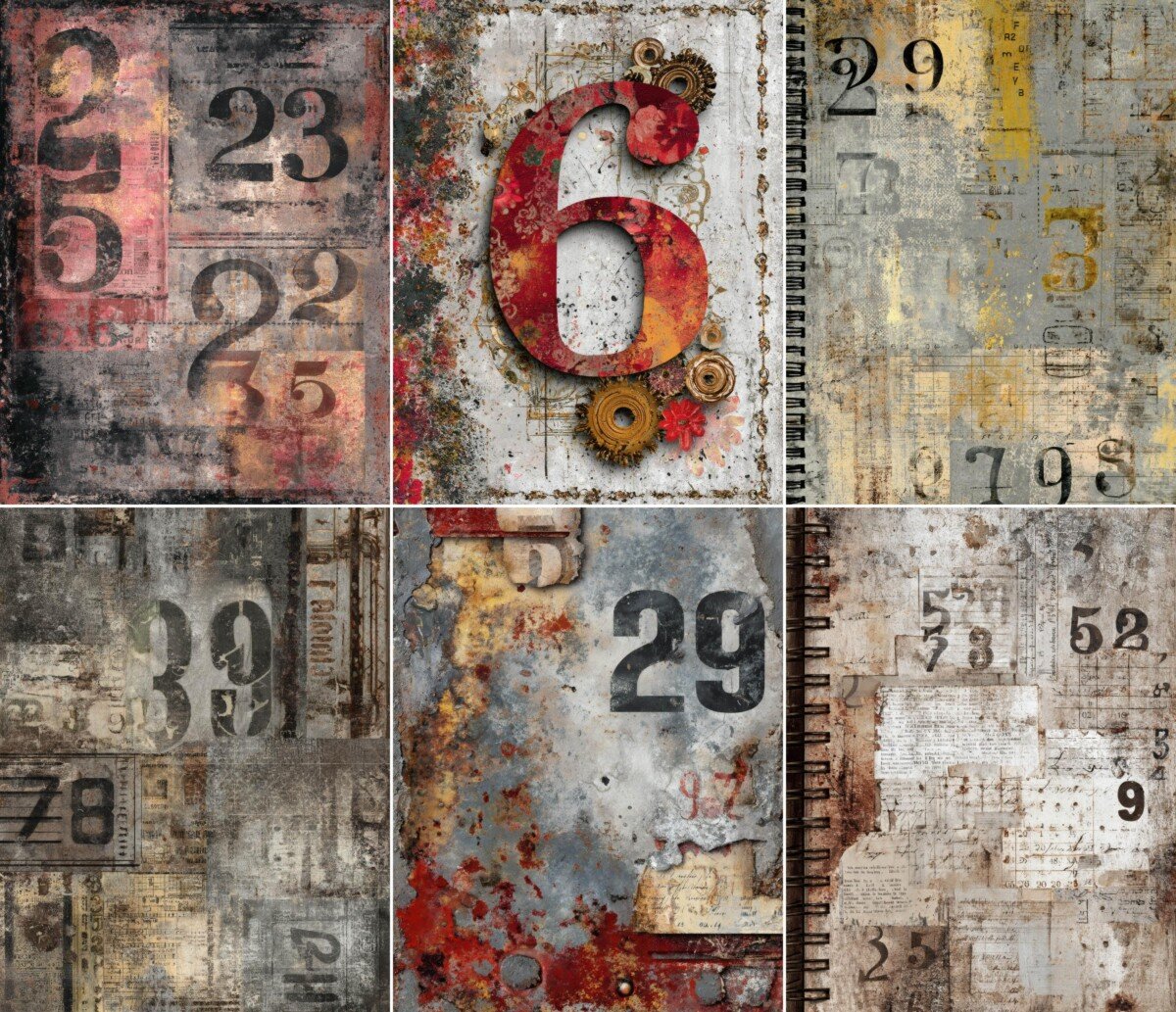 grungy preview 2 – Journal Pages