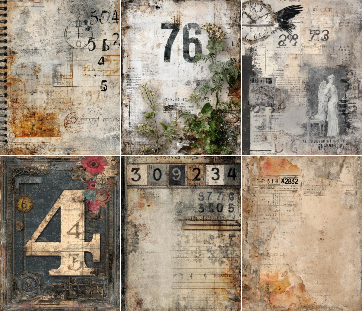 grungy preview 10 – Journal Pages