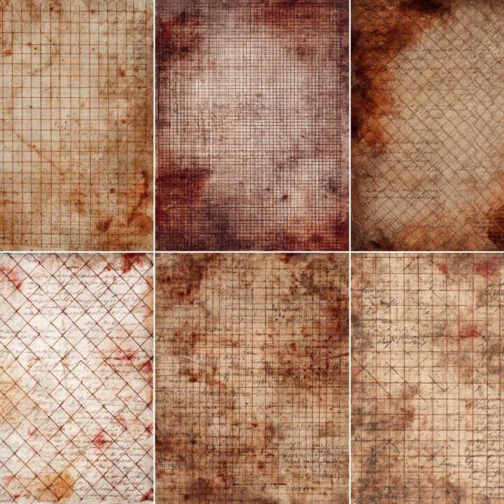 grunge – 40 Grunge Industrial Junk Journal Pages