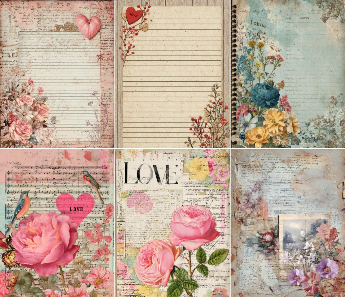 love preview 4 – Journal Pages