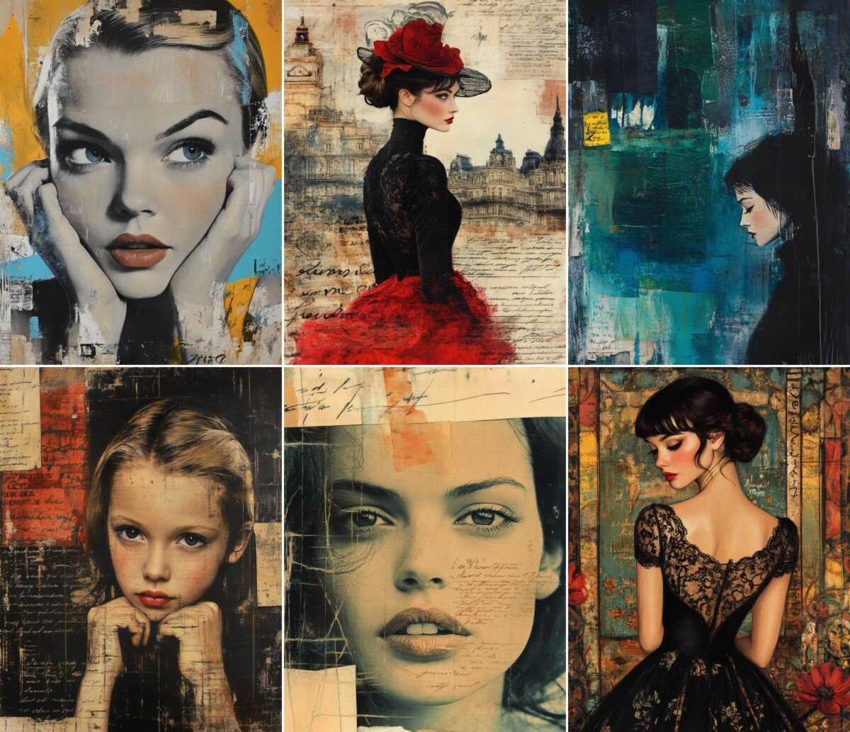 french – 73 French Fashion Journal Pages