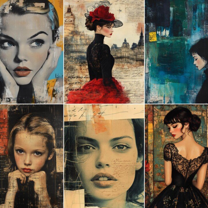 french – 73 French Fashion Journal Pages