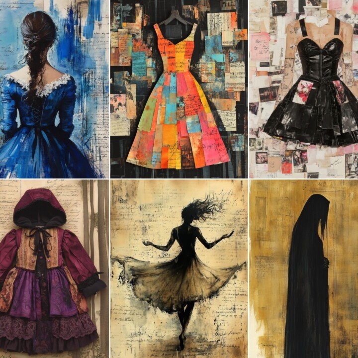 gothic – 56 Gothic Dress Journal Pages