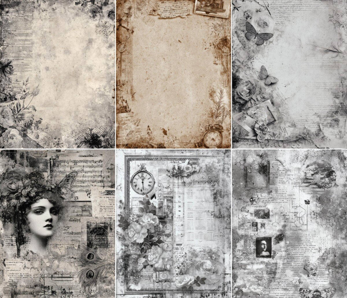 monochromatic preview 2 – Journal Pages