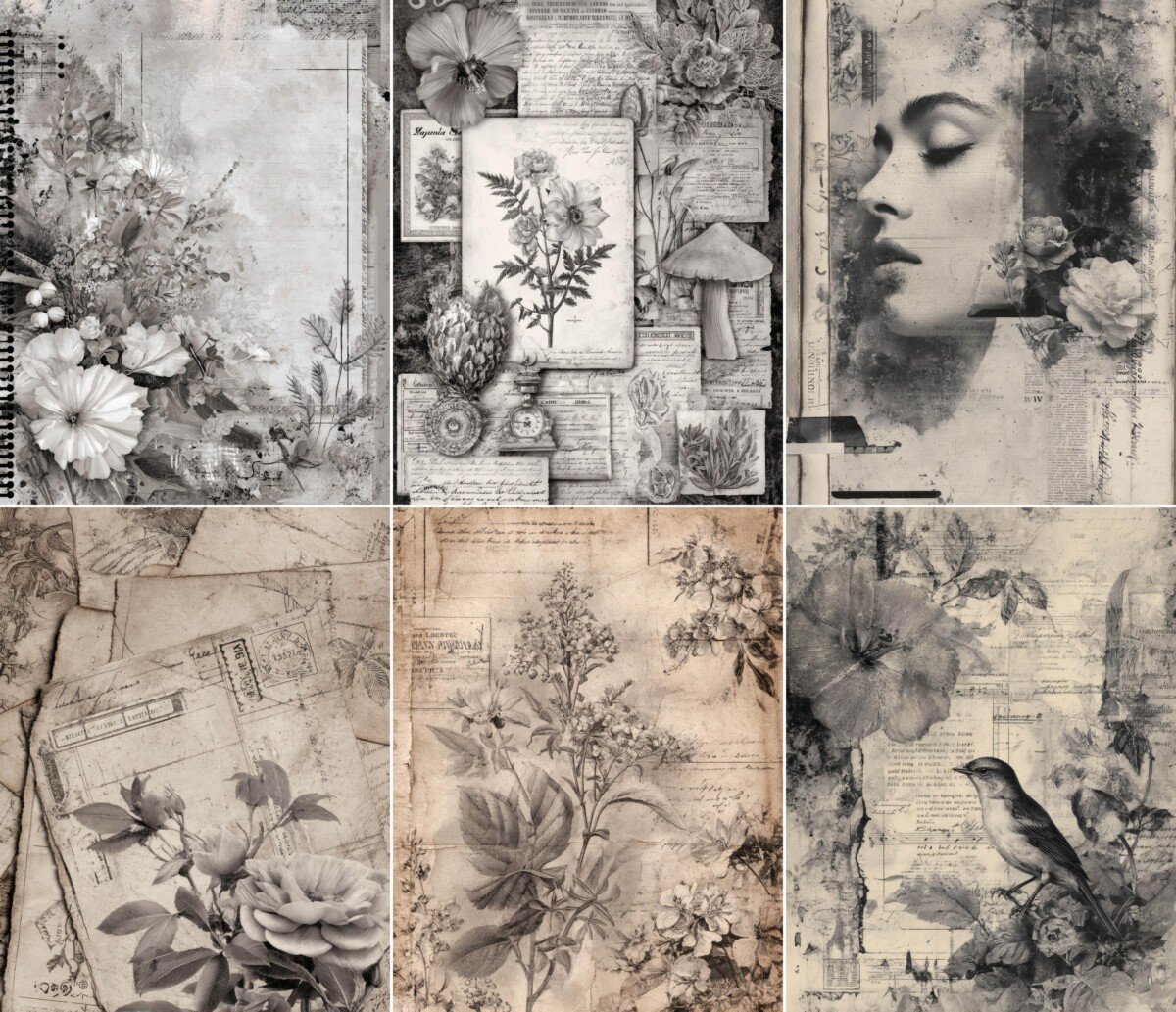 monochromatic preview 5 – Journal Pages