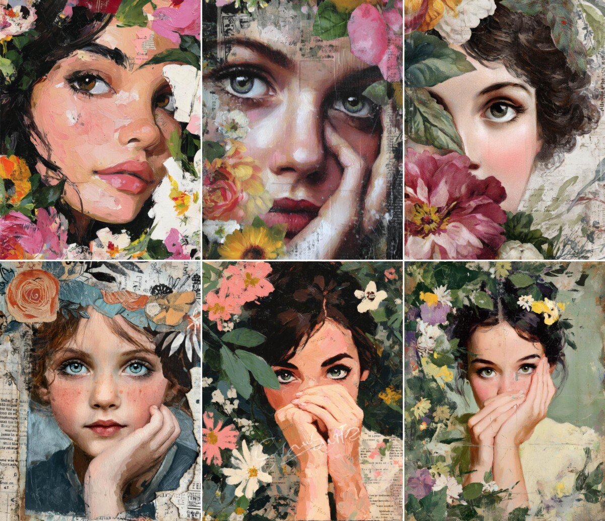 floral preview 2 – Journal Pages