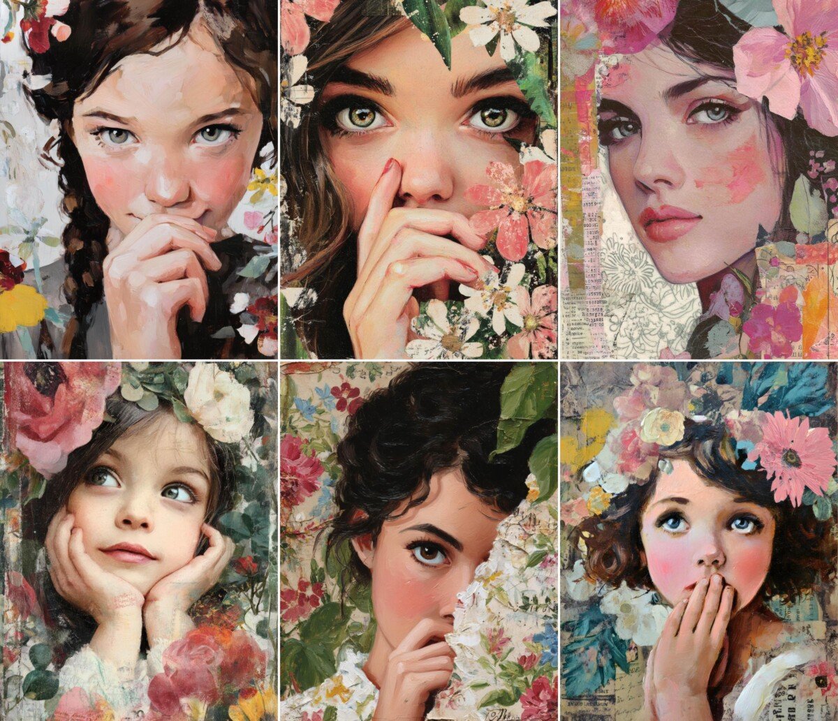 floral preview 4 – Journal Pages