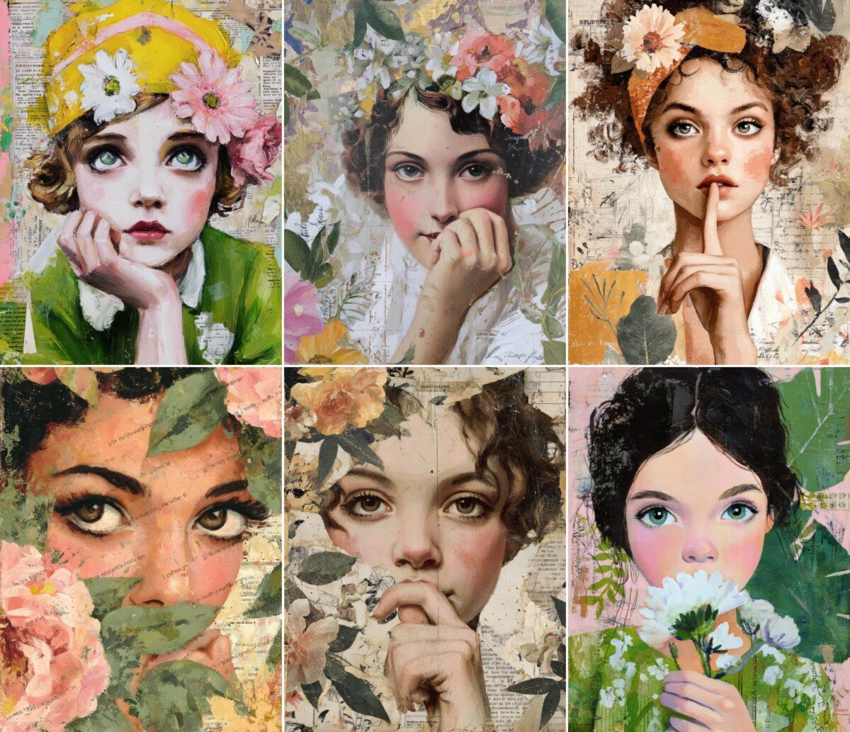 floral preview 6 – Journal Pages