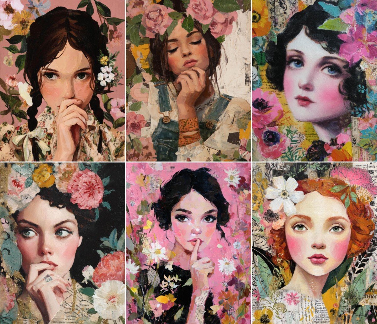 floral preview 8 – Journal Pages