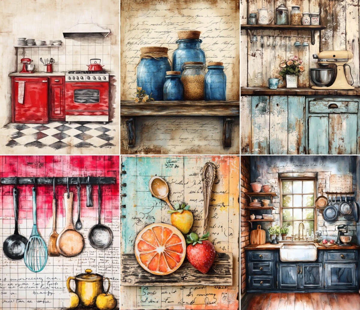 vintage preview 4 – Journal Pages