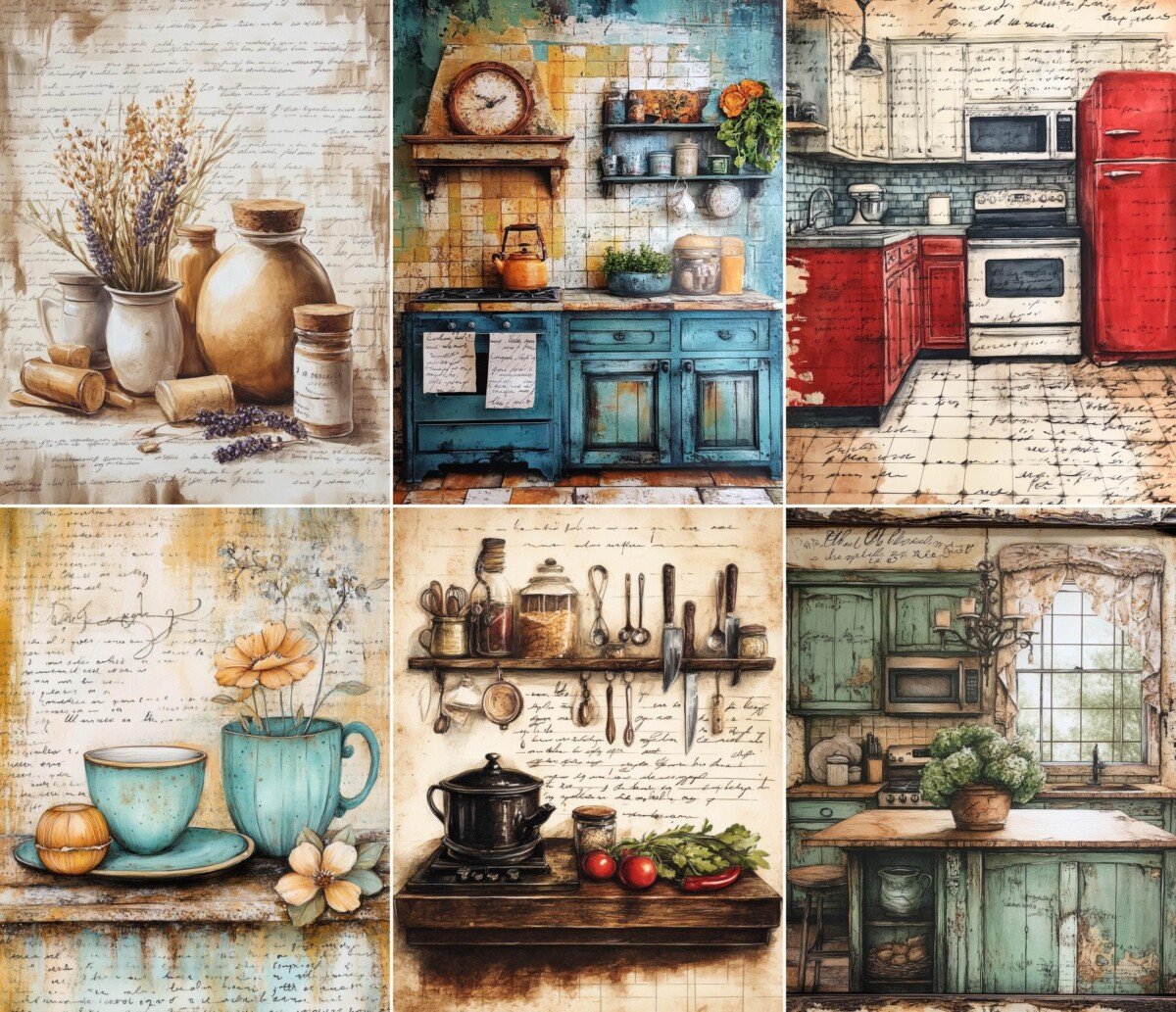vintage preview 7 – Journal Pages