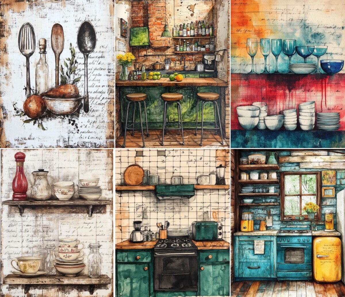 vintage preview 2 – Journal Pages