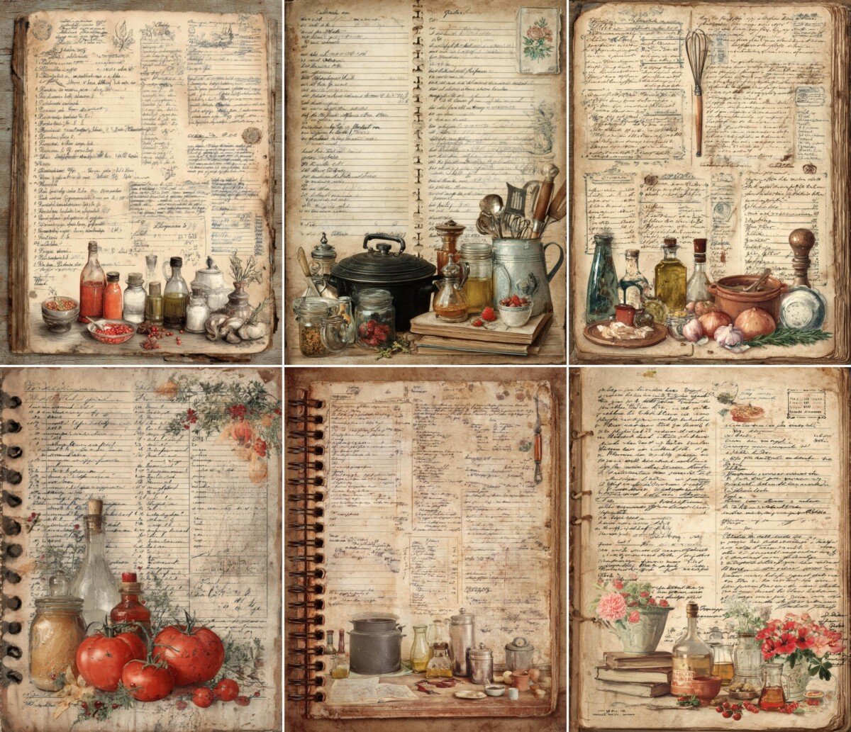 vintage preview 7 – Journal Pages