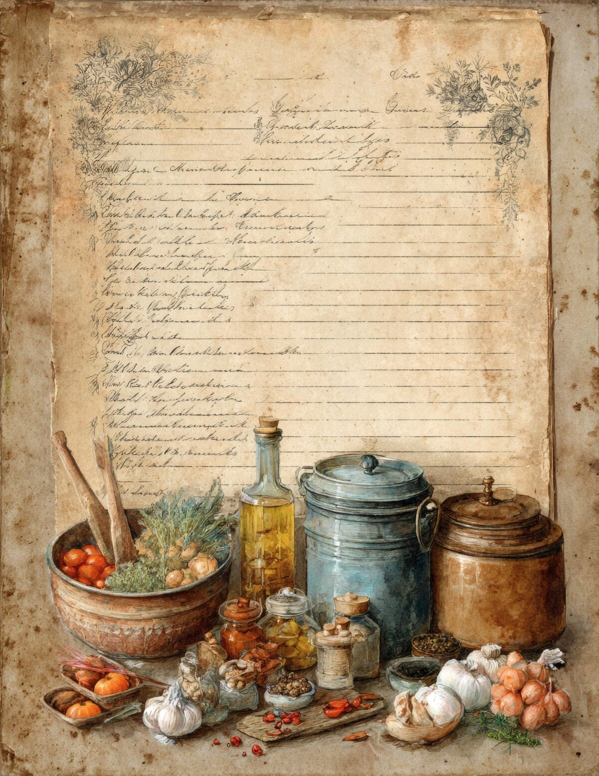 vintage preview 8 – Journal Pages