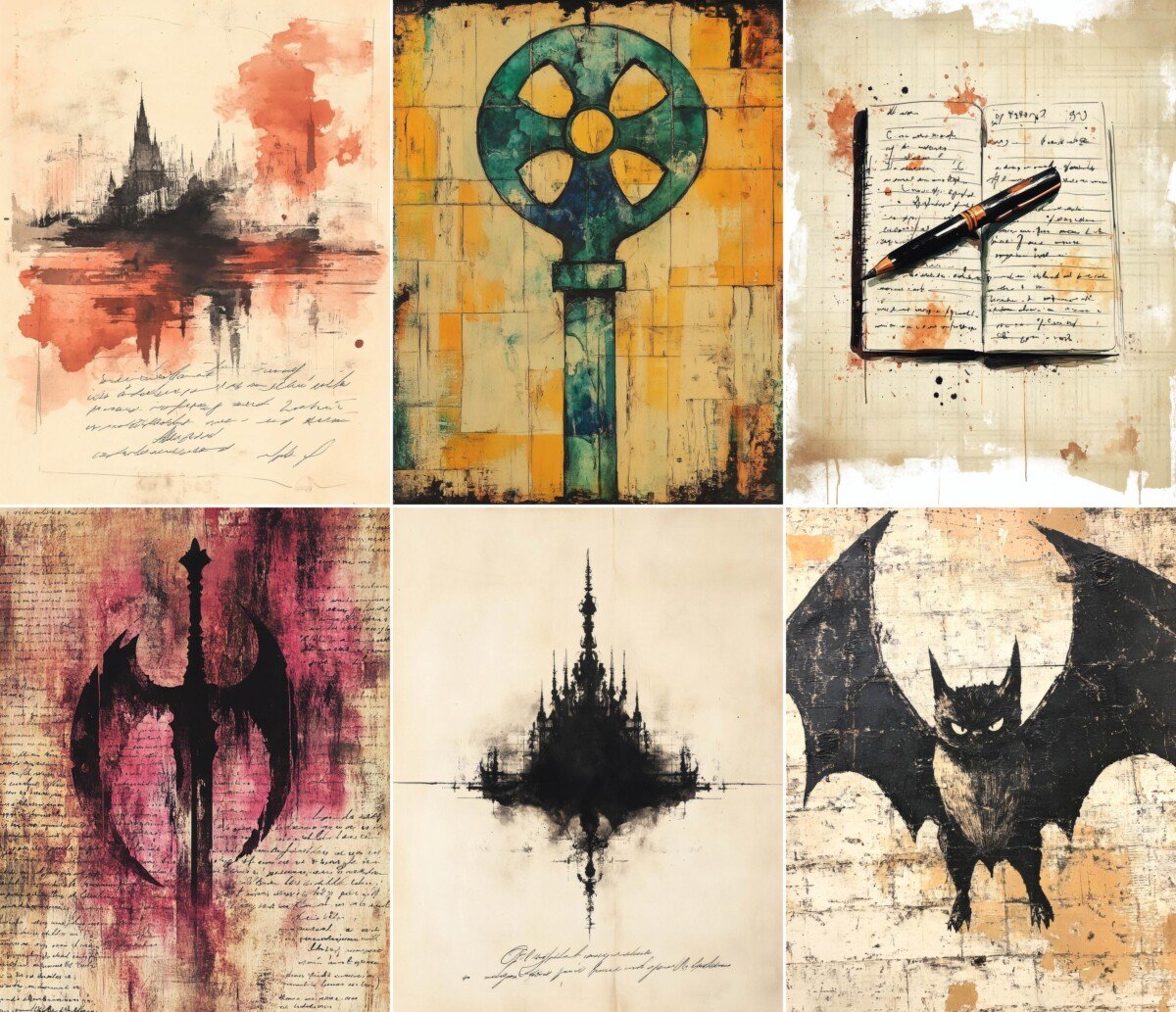 gothic preview 7 – Journal Pages