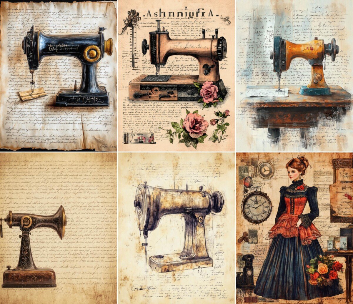 vintage preview 5 – Journal Pages