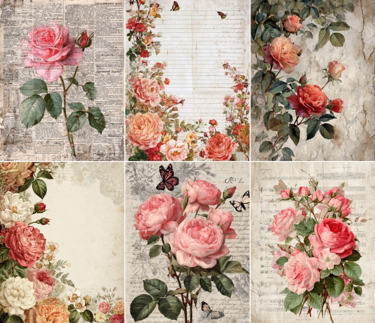rose preview 2 – Journal Pages