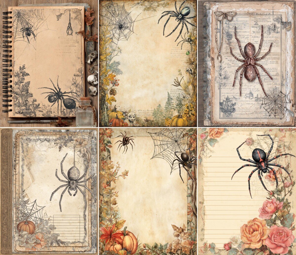 spider preview 3 – Journal Pages