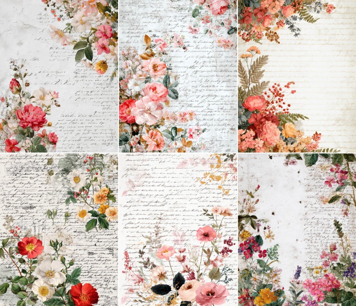 floral preview 3 – Journal Pages