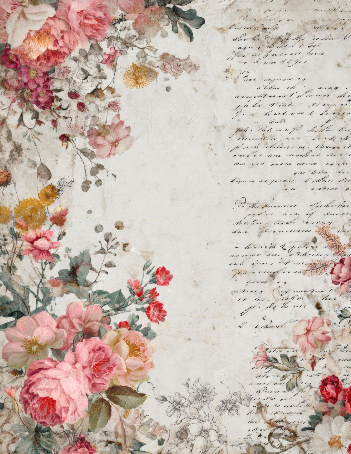 floral preview 6 – Journal Pages
