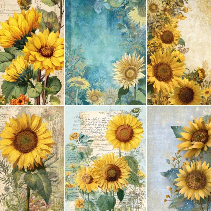 sunflower preview 2 – Journal Pages
