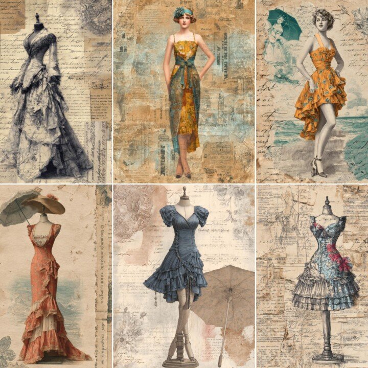 antique preview 2 – Journal Pages
