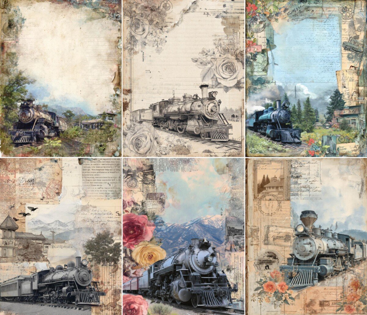 vintage preview 2 – Journal Pages