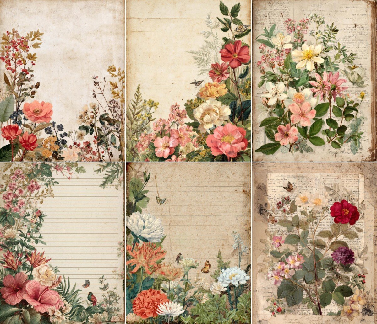 vintage preview 7 – Journal Pages