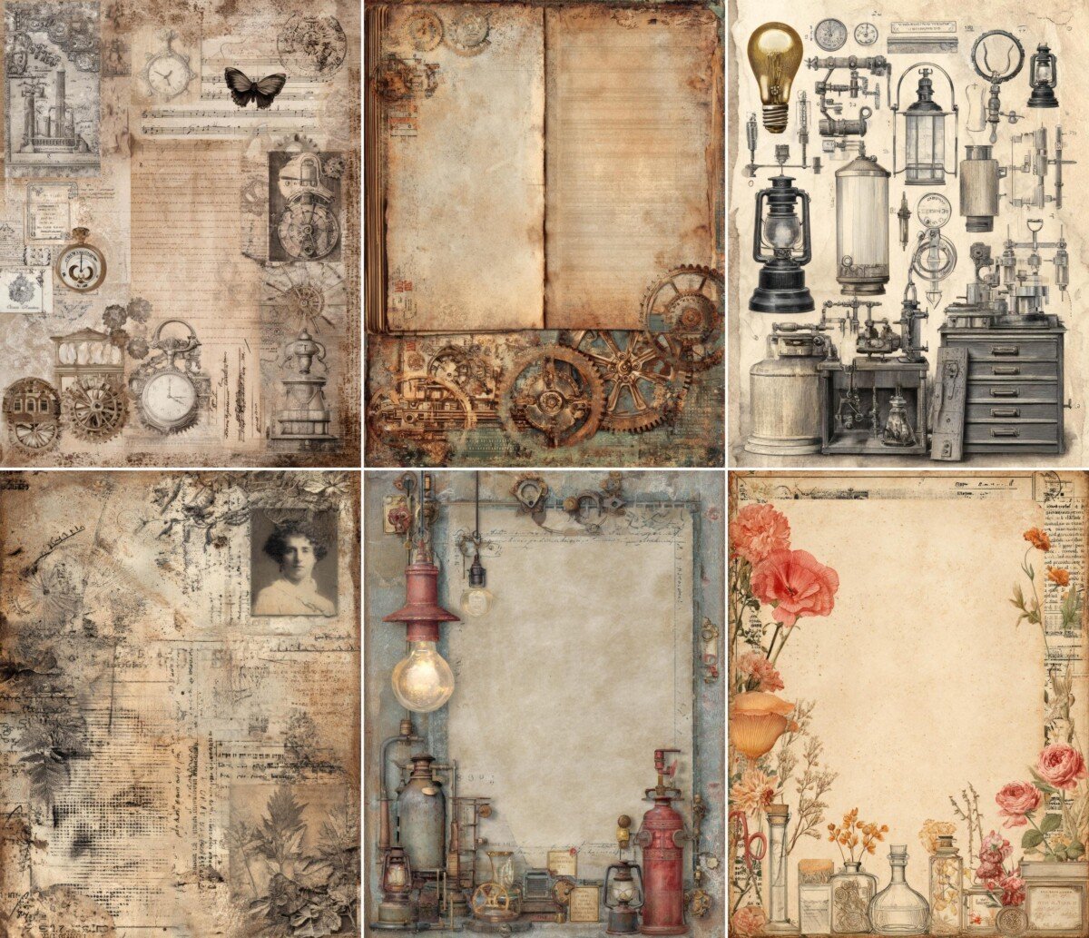 vintage preview 9 – Journal Pages