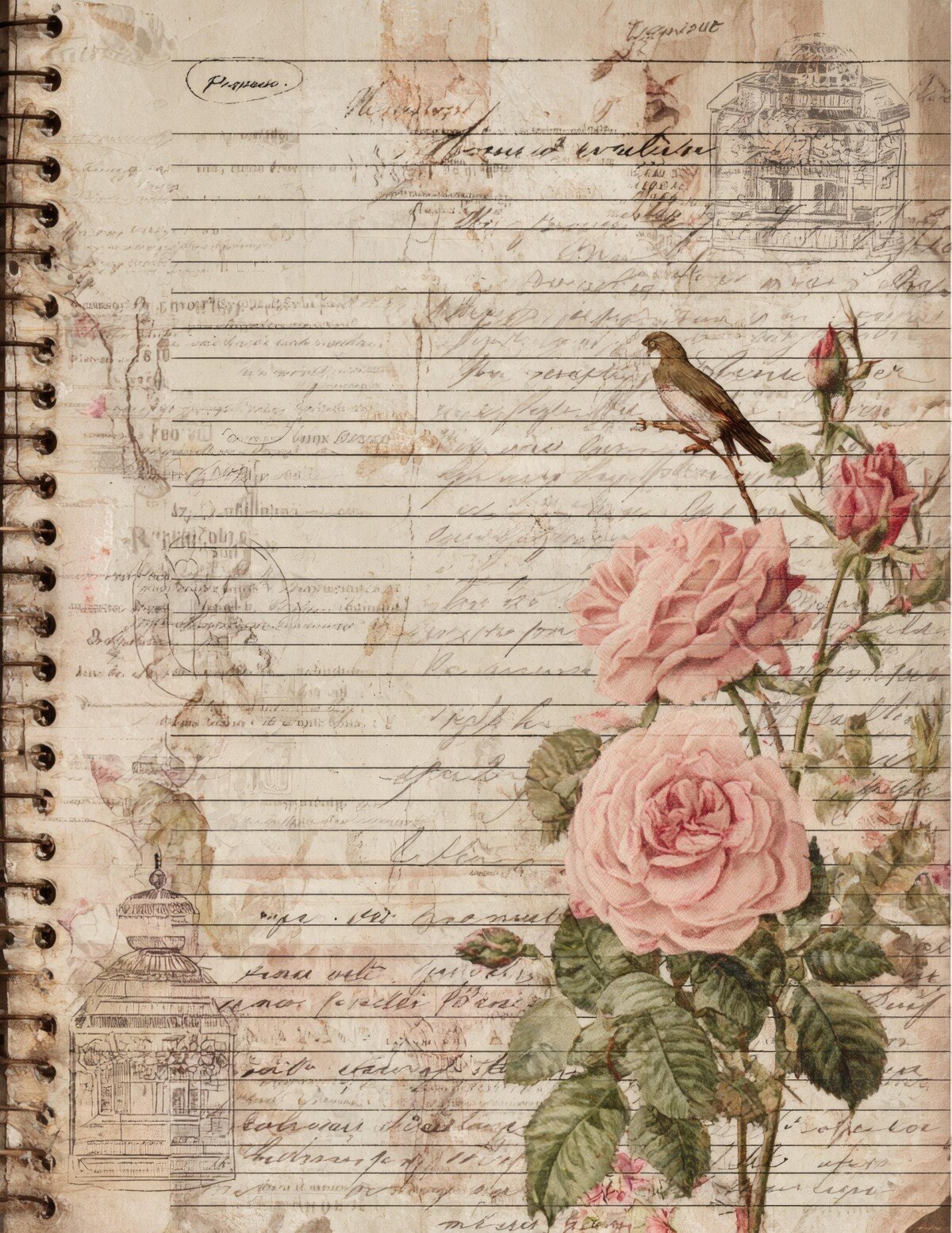 vintage preview 10 – Journal Pages