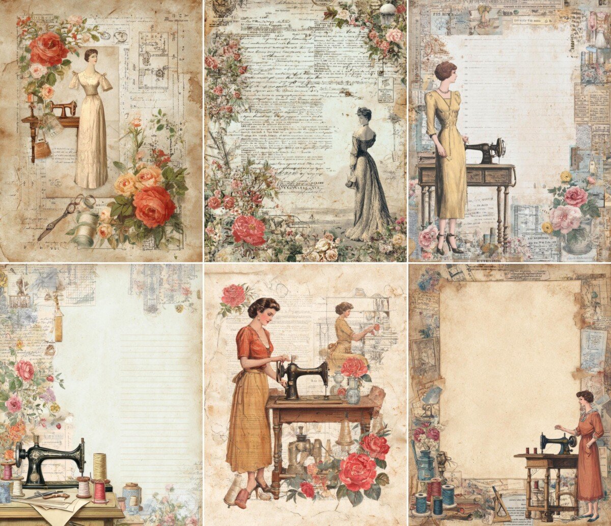 vintage preview 4 – Journal Pages