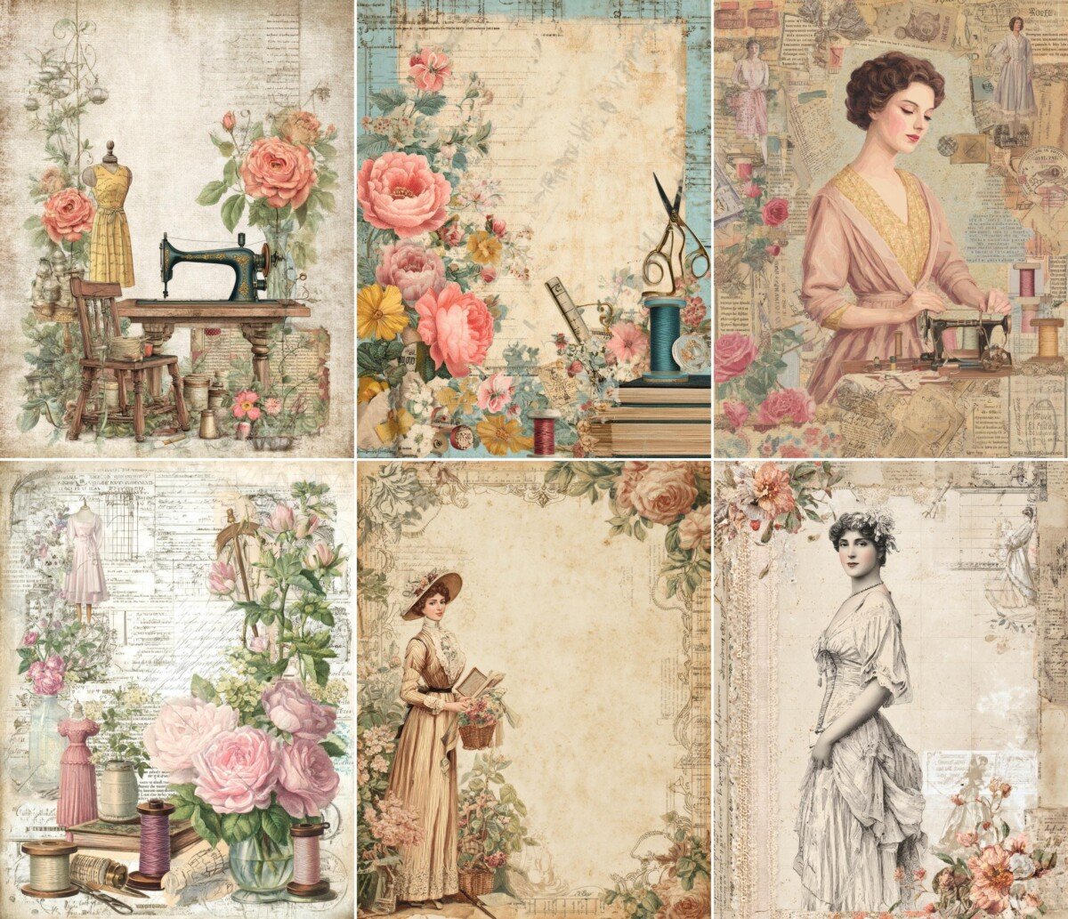 vintage preview 3 – Journal Pages