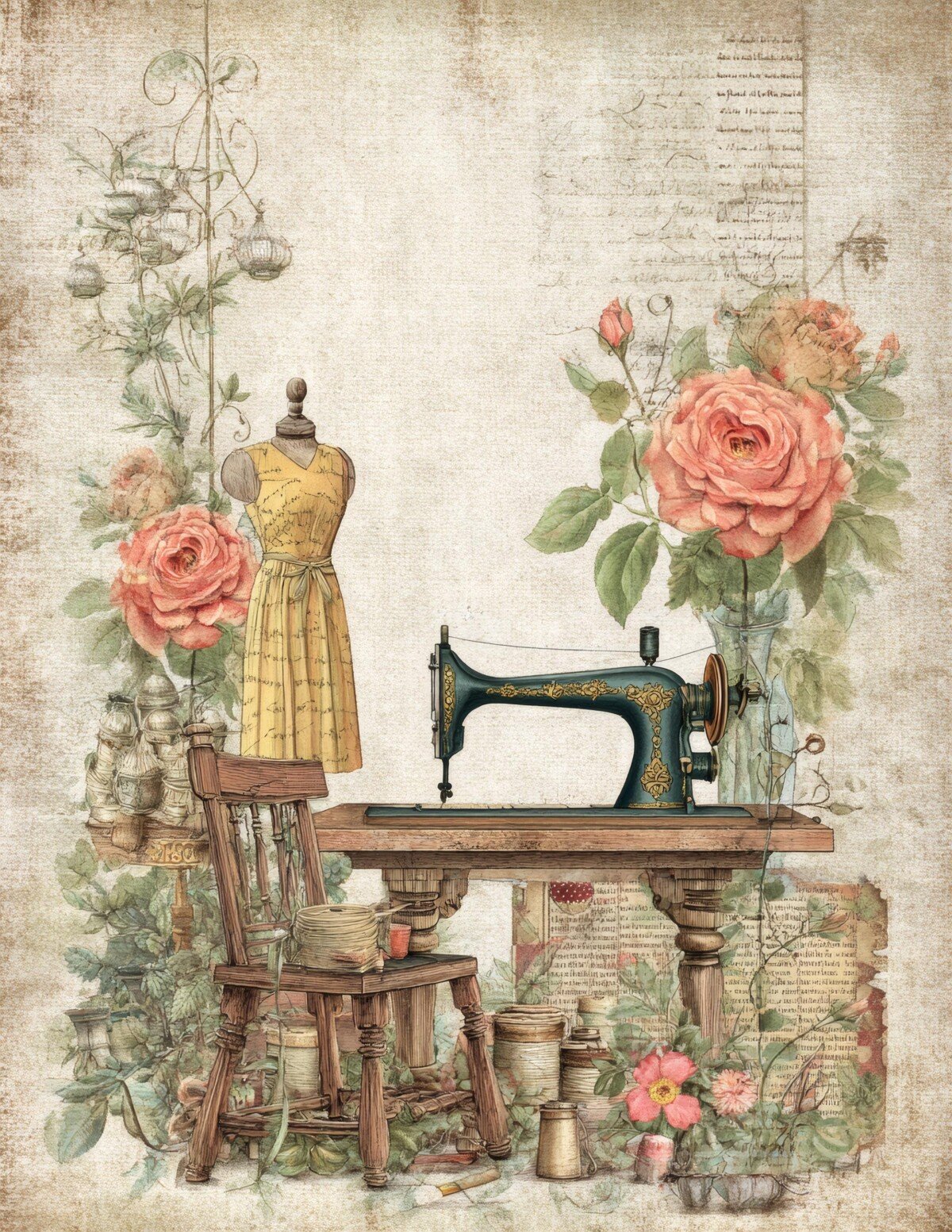vintage preview 8 – Journal Pages