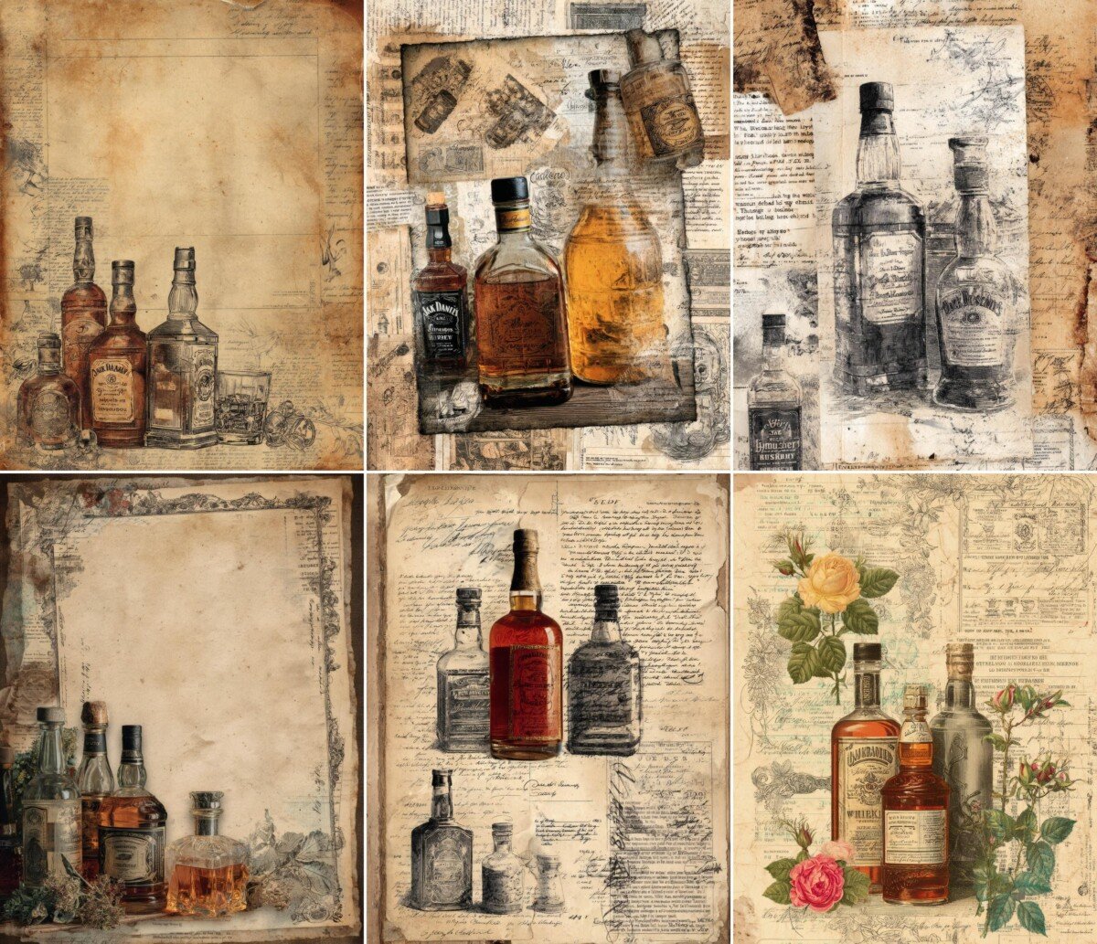 vintage preview 5 – Journal Pages