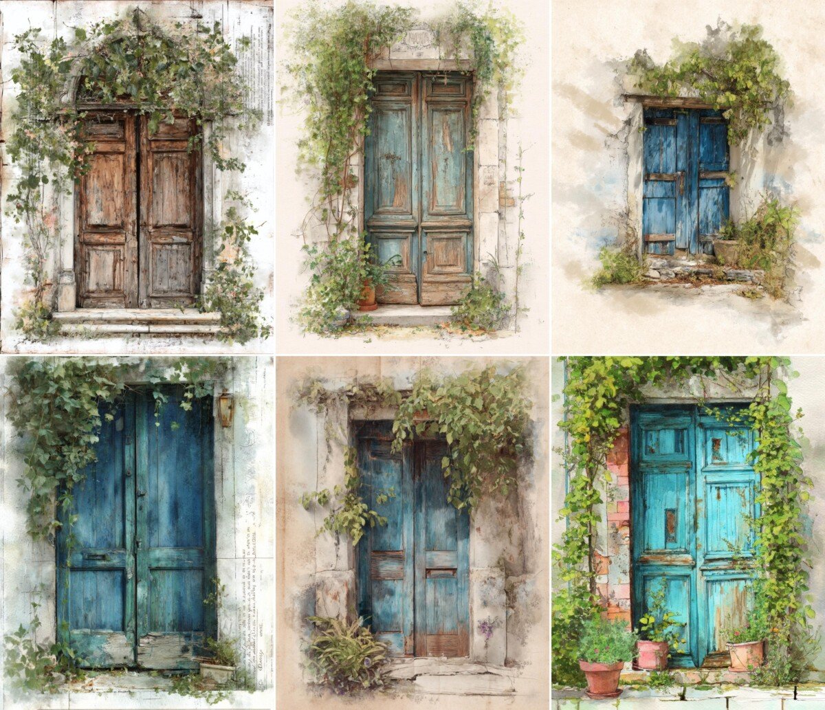 watercolour preview 9 – Journal Pages