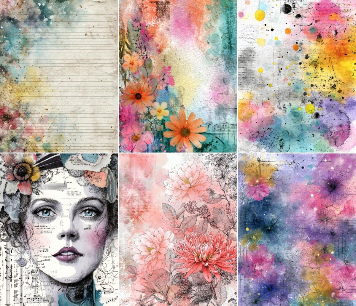 watercolour preview 3 – Journal Pages