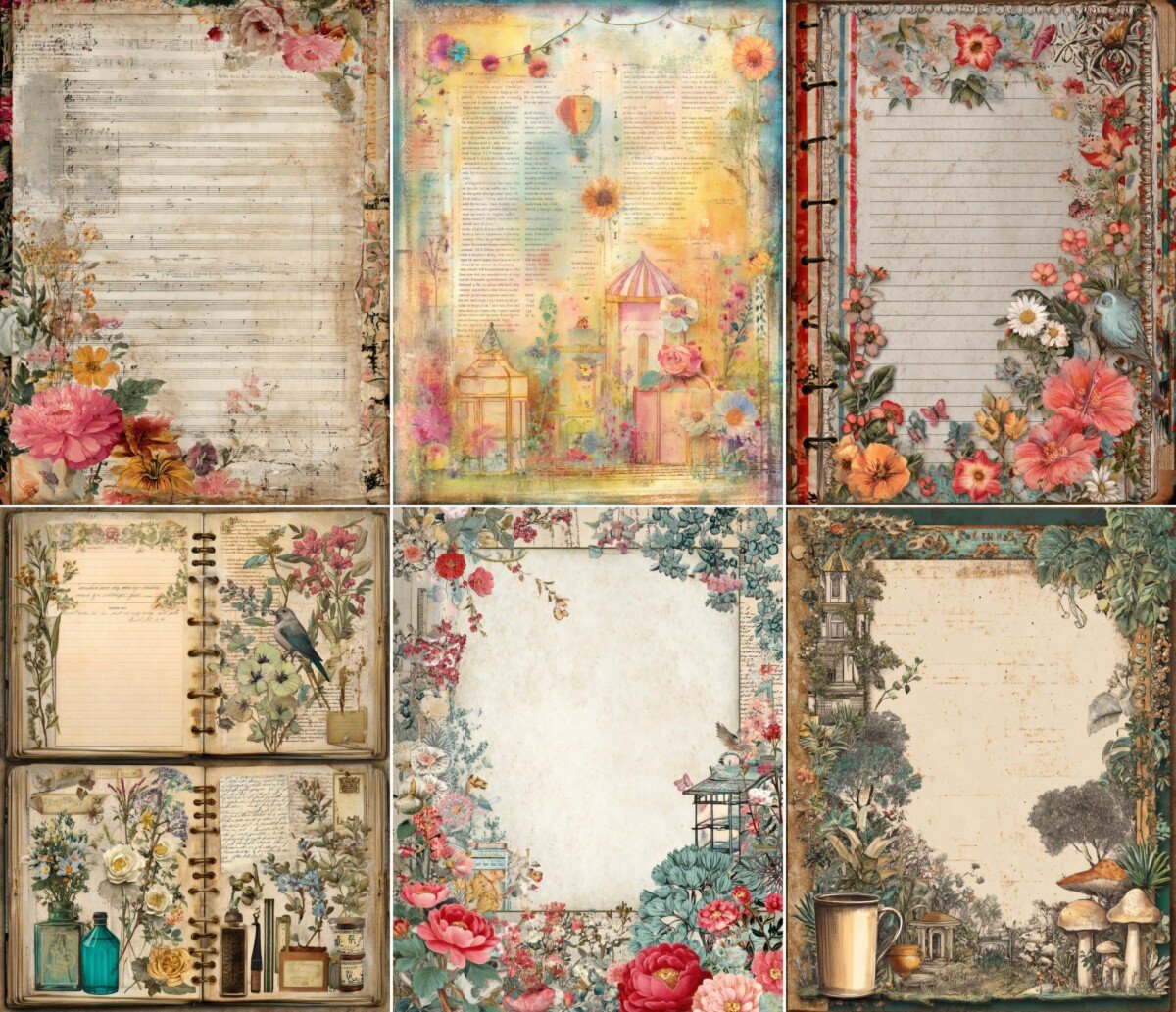whimsical preview 8 – Journal Pages