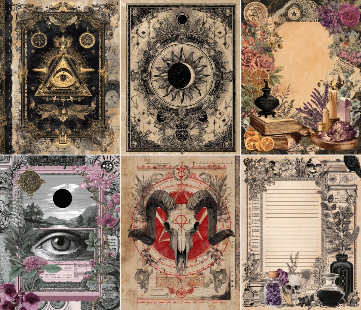 witchcore preview 5 – Journal Pages