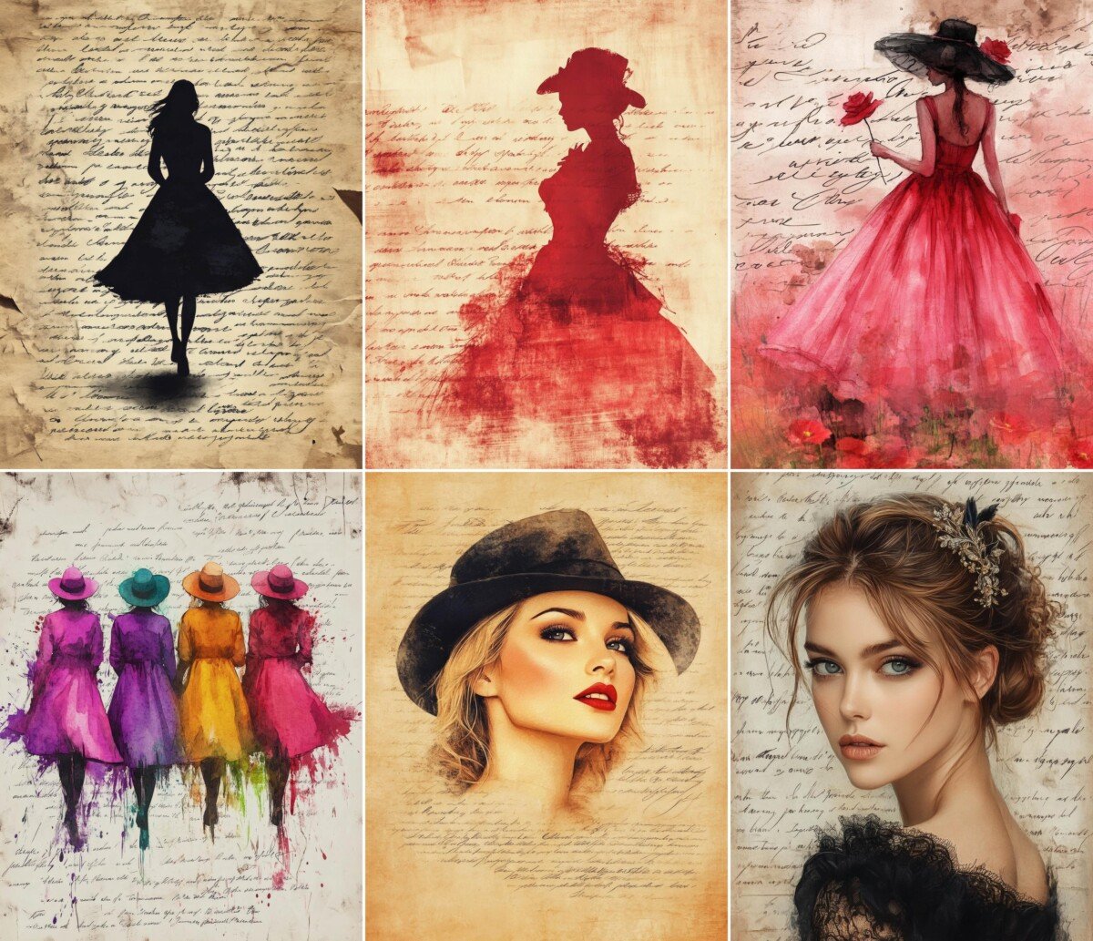 romantic preview 4 – Journal Pages