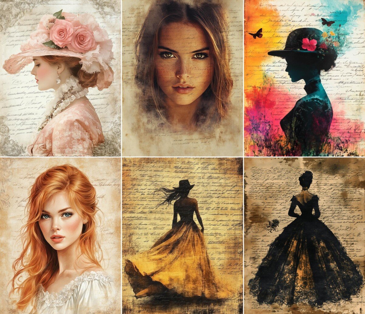 romantic preview 3 – Journal Pages