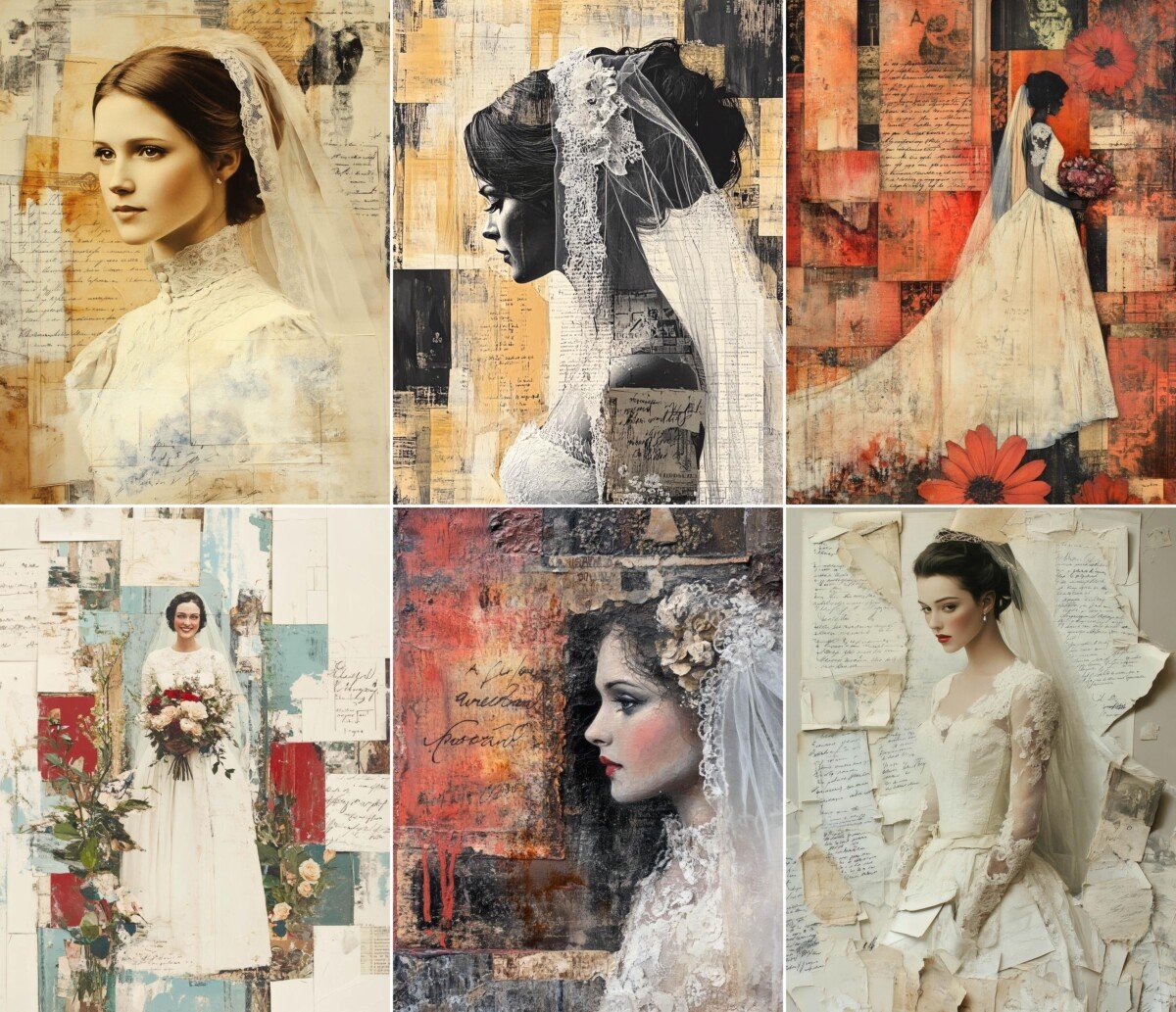 victorian – 72 Victorian Bride Junk Journal Pages