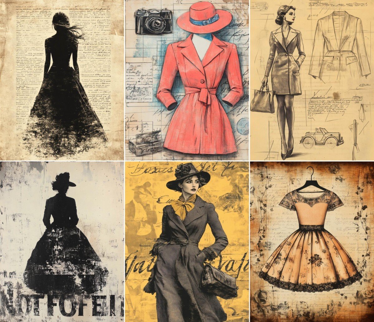 vintage preview 5 – Journal Pages