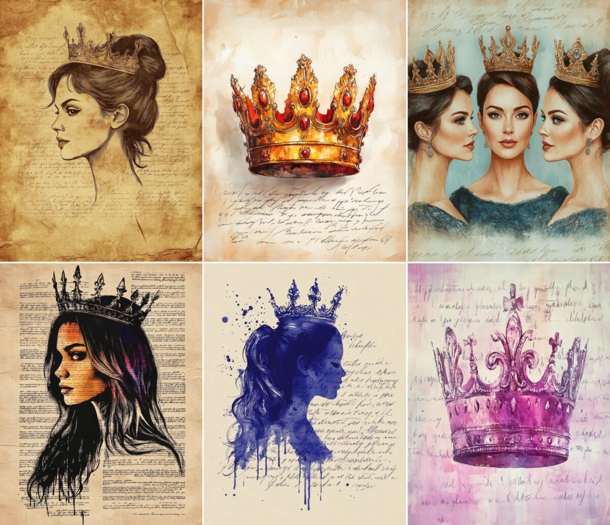 crowned preview 5 – Journal Pages