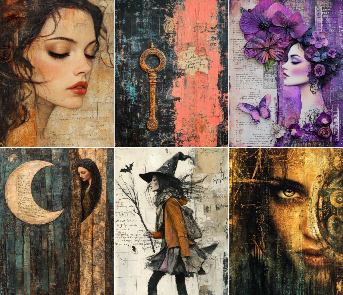 victorian – 75 Victorian Witch Junk Journal Pages