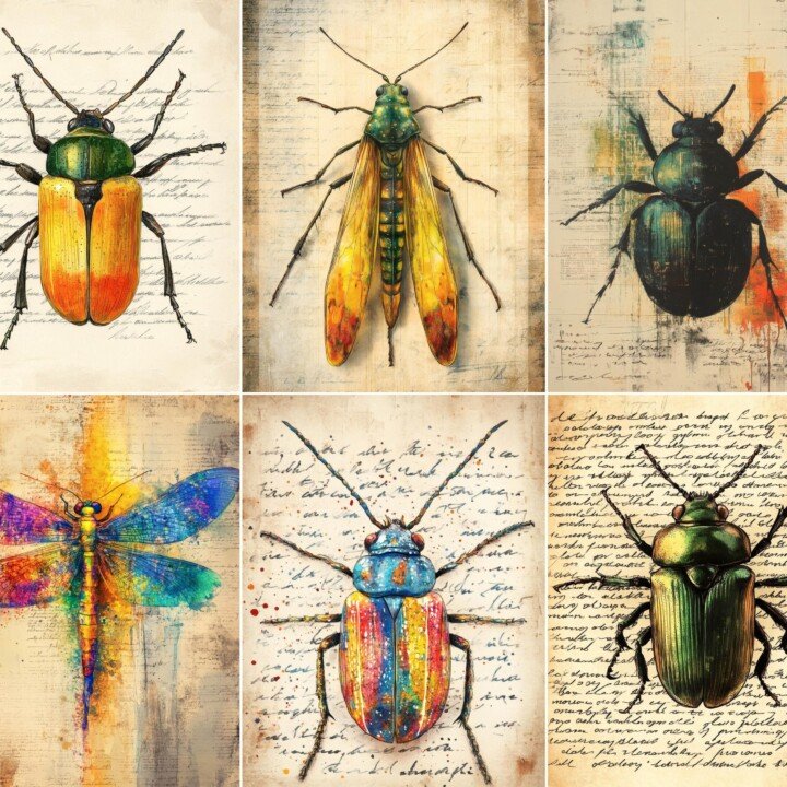 colorful – 68 Colorful Insect Journal Pages