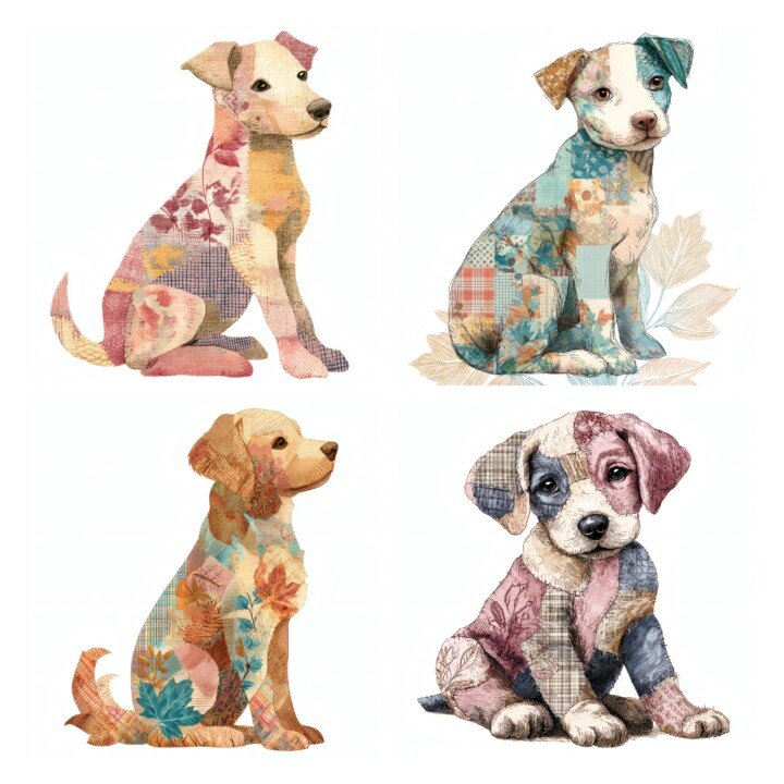 dog – 32 Dog Junk Journal Fussy Cuts