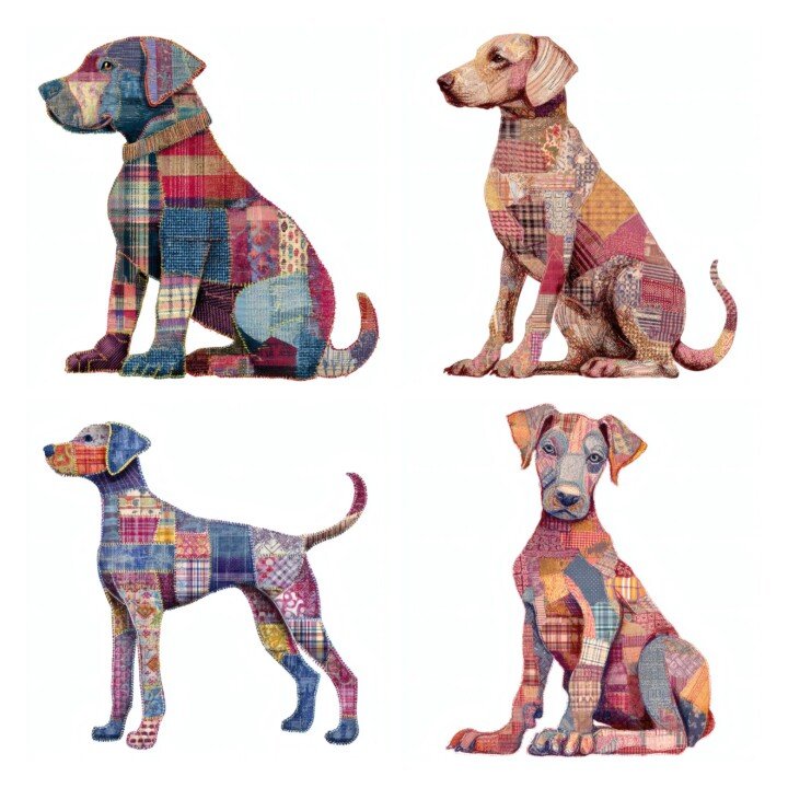dog – 24 Dog Junk Journal Fussy Cuts